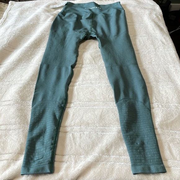 Lot of 2 Alphalete Halo Leggings Light Green & Pink Like New Size Medium - Picture 12 of 14